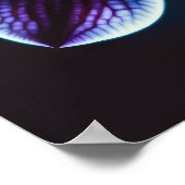 Blue Orchid Poster (Ecke)