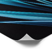 Blue Orchid Poster (Ecke)