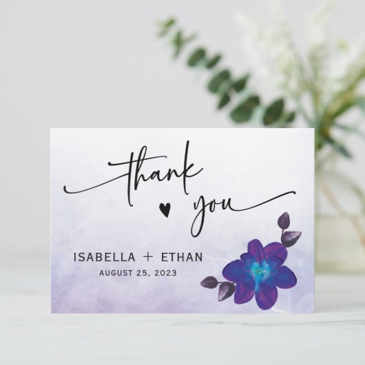 Blue Orchid Wedding (Stehend Vorderseite)