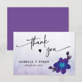 Blue Orchid Wedding (Vorne/Hinten)