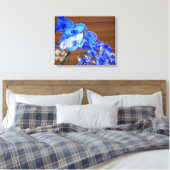 Blue Orchids Leinwanddruck (Insitu (Schlafzimmer))