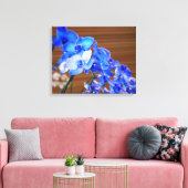 Blue Orchids Leinwanddruck (Insitu (Wohnzimmer))