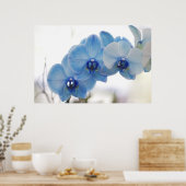 Blue Orchids Poster (Küche)