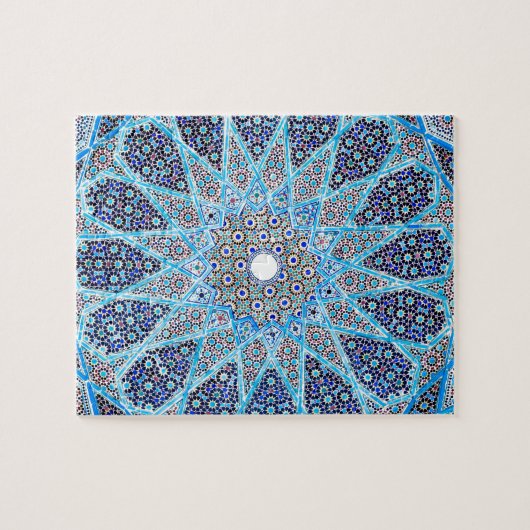 Blue Orient Puzzle (Horizontal)