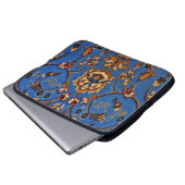Blue Oriental Rug Laptopschutzhülle (Vorne Knopf)