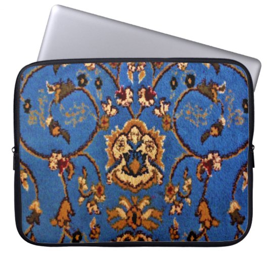 Blue Oriental Rug Laptopschutzhülle (Vorderseite)