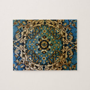 Blue Oriental Rug Puzzle