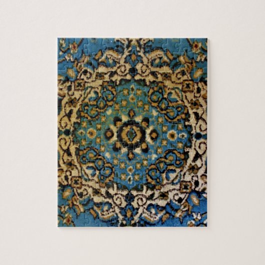 Blue Oriental Rug Puzzle (Vertikal)