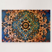 Blue Oriental Rug Puzzle (Horizontal)