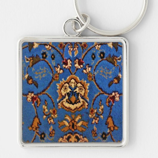 Blue Oriental Rug Schlüsselanhänger (Vorne)