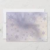 Blue Ornament Elegante Business Center Einladung (Rückseite)