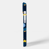 Blue Outer Space Planets Seamless Pattern Case-Mate iPhone Hülle (Rückseite / Links)