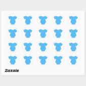 Blue Outfit Sticker (Blatt)