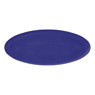 Blue Oval Mitternacht Namenschild