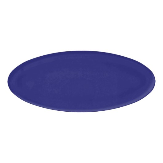 Blue Oval Mitternacht Namenschild (Vorderseite)