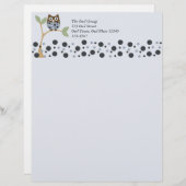 Blue Owl Baby Briefkopf (Vorne/Hinten)