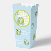 Blue Owl Baby Dusche Geschenkschachtel (Rückseite)