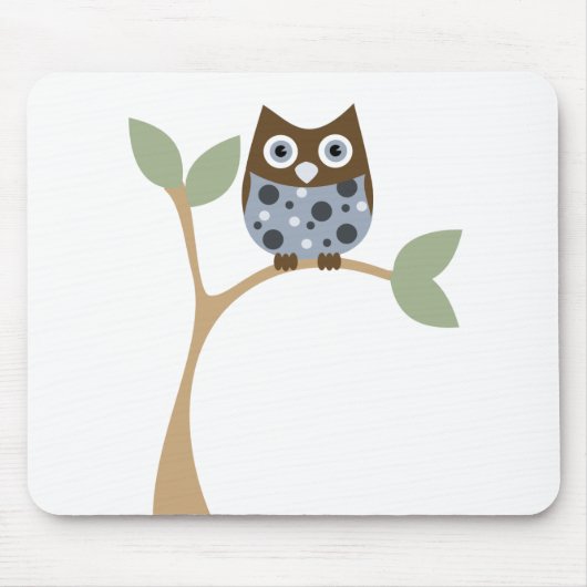 Blue Owl Baby Mousepad (Vorne)