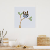 Blue Owl Baby Poster (Küche)