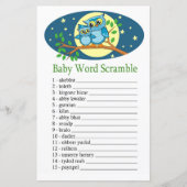 Blue Owl Baby Wortspiel (Vorderseite)