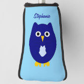 Blue Owl Design Golf Headcover (Rotieren 90)