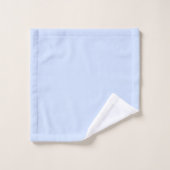 Blue Owl Design Monogrammiert Badhandtuch Set (Waschlappen)
