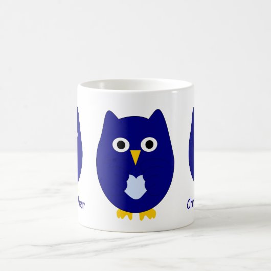 Blue Owl Design Personalised Kaffeetasse (Mittel)