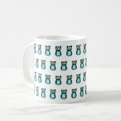 Blue Owl Illustration Kaffeetasse (Vorderseite Links)