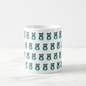 Blue Owl Illustration Kaffeetasse (Mittel)