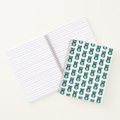 Blue Owl Illustration Notizblock (Innenseite)