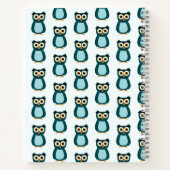 Blue Owl Illustration Notizblock (Rückseite)