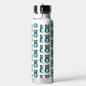 Blue Owl Illustration Trinkflasche (rechts)