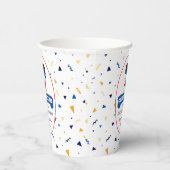 Blue Owl Kindergarten Abschluss 8 oz Paper Cup Pappbecher (Rechts)