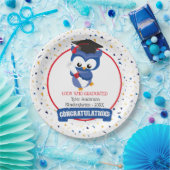 Blue Owl Kindergarten Abschluss Pappteller (Party)