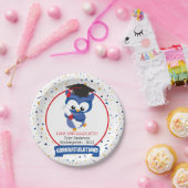 Blue Owl Kindergarten Abschluss Pappteller (Party)
