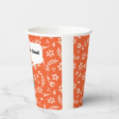 Blue Owl Personalisiert Paper Partys Cup Pappbecher (Links)
