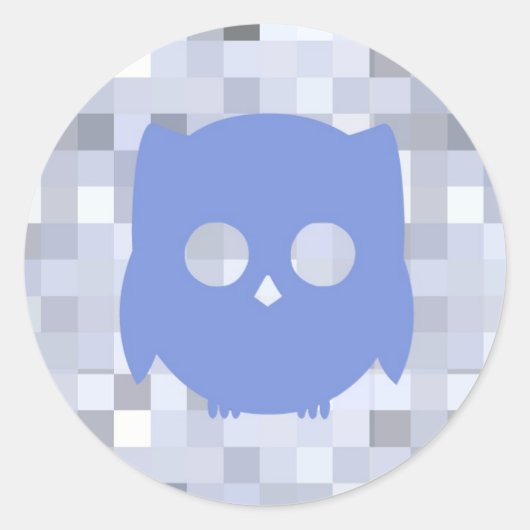 Blue Owl Sticker (Vorderseite)