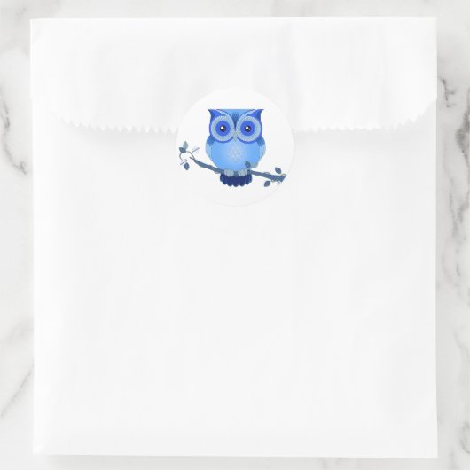 Blue Owl Stickers (Tasche)