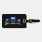 Blue Owls Design  Gepäckanhänger (Vorderseite horizontal)