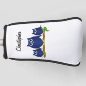 Blue Owls Design Personalised Golf Headcover (Vorderseite)