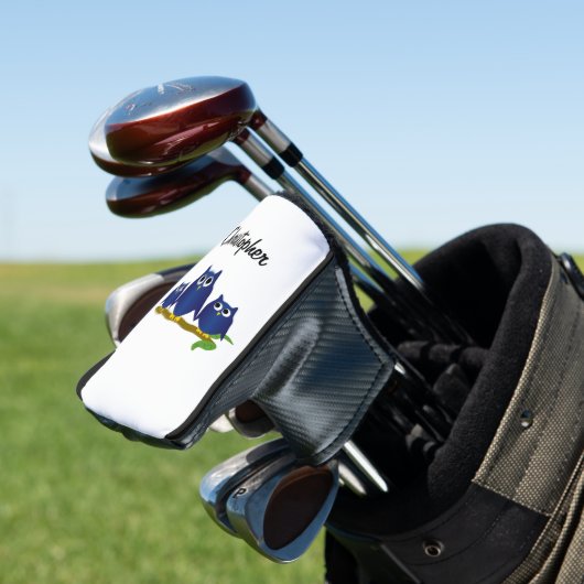 Blue Owls Design Personalised Golf Headcover (In Situ)