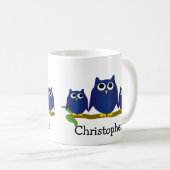 Blue Owls Design Personalised Kaffeetasse (VorderseiteRechts)