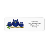 Blue Owls Design Return Address (Vorne)