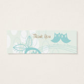 Blue Owls in Liebe Custom Vielen Dank, dass Sie Ta (Rückseite)