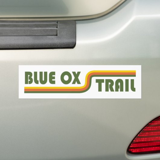 Blue Ox Trail Autoaufkleber (Auf Auto)
