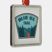 Blue Ox Trail Ornament Aus Metall (Rechts)