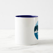 Blue Ox Trail Zweifarbige Tasse (Mittel)