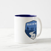 Blue Ox Trail Zweifarbige Tasse (VorderseiteRechts)