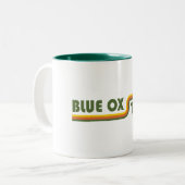 Blue Ox Trail Zweifarbige Tasse (Vorderseite Links)