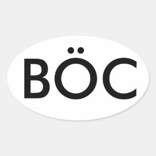 Blue Oyster Cult Decal Ovaler Aufkleber